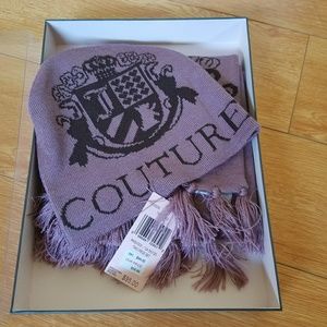 Juicy Couture Hat and Scarf Set